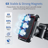 Magnetic CD Phone Car Mount for Car CD Player, Built-in 6 Strong Magnets, Compatible with iPhone 17 16 15 14 13 12 Series,Samsung Galaxy, LG, and
