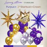 Emerald Green Gold White Winter Balloon Garland Arch Kit Double Stuffe