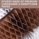 4Pcs Football Party Honeycomb Hanging Decorations 3D Football Honeycombs Tissue Paper Pom Poms For Boys Sport Theme Baby Shower Decorations