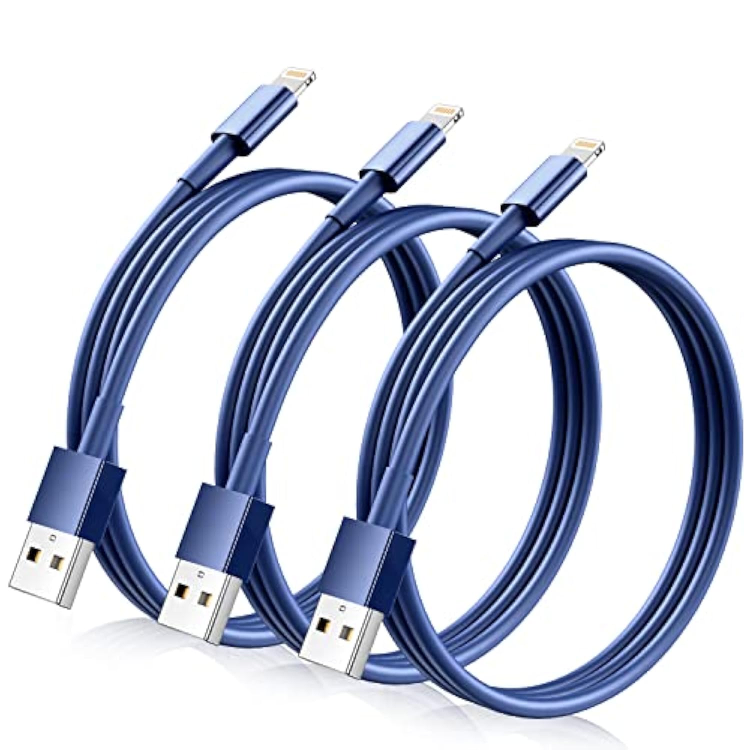 For Iphone Charger Cord Lightning Cables, Original 2023 Upgraded [3Pack 3Ft] Mfi Certified Usb A Charging Cable For Iphone 13 12 11 Mini Pro Xr Xs Max X Se 8 7 6 Plus
