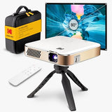 Luma 450 Full Hd Smart Projector Complete Kit 1080P Resolution, 150 Ansi Lumens, Wi-Fi & Bluetooth Up To 150 Display Includes Tripod, Carry Case & 80 Screen