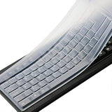 Clear Desktop Computer Keyboard Cover Skin for PC 104/107