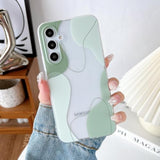 Compatible With Samsung Galaxy S25 Plus Case, Soft Shaped Art Design With Built-In Bumper Protective Phone Case, Cute Slim Tpu Cover Designed For Samsung Galaxy S25 Plus Case,Green