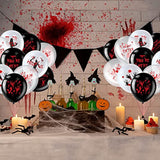 45 Pack Scary Halloween Balloons 12 Inch Bloody Latex Zombie Vampire Party Decor