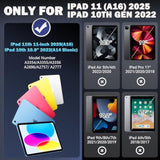 For Ipad A16 Case 11Th Generation 11 Inch 2025 / Ipad 10Th Generation Case 10.9 Inch 2022, Heavy Duty Grade Shockproof Cover With Pencil Holder For I Pad 11/10 Gen (Navy Blue)