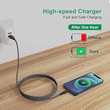 Iphone Charger Cord 20Ft/6M [Apple Mfi Certified] Lightning Cable Extra Long Iphone Charging Cord Nylon Braided Fast Apple Charger Cable 2.4A For Iphone 12 11 Pro X Xs Max Xr/8 Plus/7 Plus/6/6S Plus