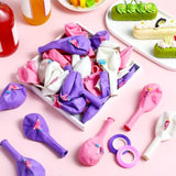 45 Pcs Two Nado Birthday Party Decorations For Girls Two Nado Balloons Tornado Theme Balloon With Pink And Purple Ribbons Tornado 2Nd Birthday Party Decor For Girl Kid Baby Shower Supplies