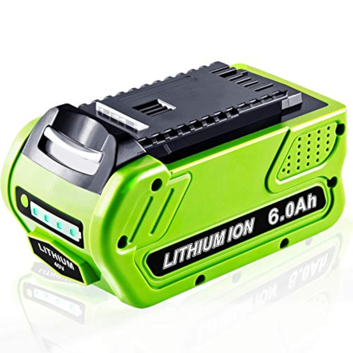 ?3Rd-Upgrade 6.0Ah 40V Replace Battery For Greenworks 29472 G-Max Power Tools 29252 20202 22262 25312 25322 20642 21242 22272 27062