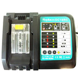 Dc18Rc 14.4V-18Vli-Ion Battery Charger Compatible With Makita Dc18Rc Dc18Rd Dc18Ra Dc18Sd Dc18Sf To Work With Bl1830 Bl1840 Bl1850 Bl1860 Bl1840B Bl1820 Bl1815 Bl1430 Bl1450 Makita 18V Battery
