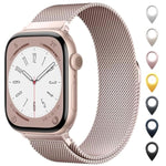 Original Stainless Steel Mesh Loop Compatible With Apple Watch Band 38Mm 40Mm 41Mm 42Mm 44Mm 45Mm 46Mm 49Mm Women Men, Magnetic Clasp Replacement Strap For Iwatch Series Ultra Se 10 9 8 7 6 5 4 3 2 1