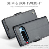Wallet Case For Google Pixel 10 Pro Xl, Magnetic Flip Case With Rfid Blocking Card Holder Kickstand For Women Men, Pixel 10 Pro Xl Shockproof Durable Protective Phone Cover (Black)