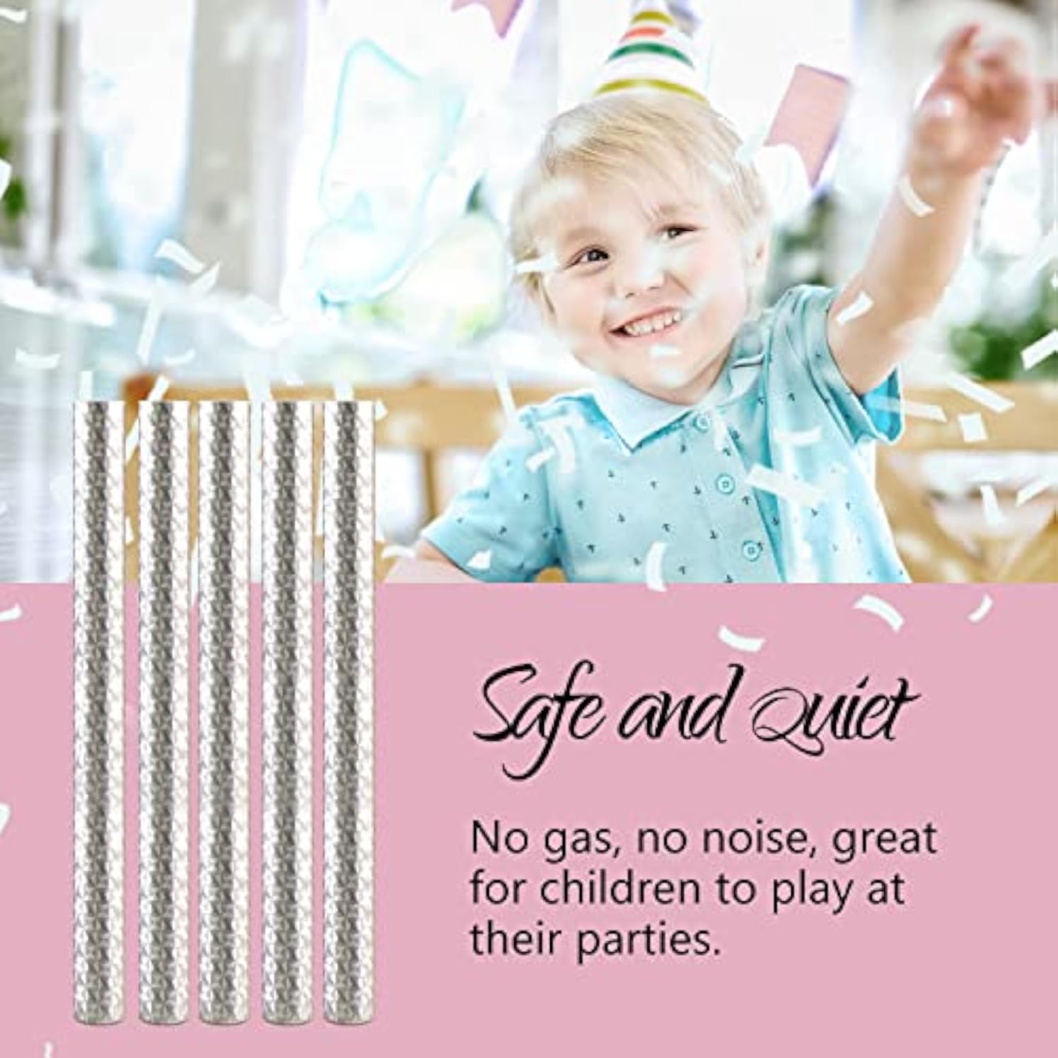 14Pack White Confetti Wands Tissue Paper Confetti Flick Flutter Sticks For Wedding Celebrations Anniversary Birthday Party White, 14 Inch