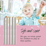 14Pack White Confetti Wands Tissue Paper Confetti Flick Flutter Sticks For Wedding Celebrations Anniversary Birthday Party White, 14 Inch