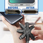 Phone Cleaning Kit,Charging Port Cleaning For Phone Ipad Watch, Repair & Restore Cleaner For Phone Speaker & Lightning Charger Cables, Snowflake Cell Phone Cleaning Kits