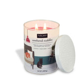 Tuscany Candle Weekend Cuddles: Cinnamon & Apple Scented Pet Odor Neutralizing Candle, 14 oz