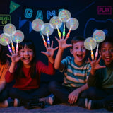 24Pcs Video Game Party Favors Led Finger Lights, Glow In The Dark Light Up Toys Gifts Bulk For Kids Boy Girl Birthday Goodie Bags Fillers Back To School Party Classroom Prizes Party Supplies