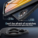 For Samsung Galaxy Xcover 7 Pro Case, Magnetic With Screen Protector, [Military Grade Protection] Matt Shockproof Protective Phone Case For Samsung Galaxy Xcover 7 Pro,Black