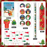 Christmas Party Favors For Kids, 168 Pcs 24-Pack Stationery Set For Stocking Stuffers, Themed Classroom Gift Exchange, Carnival Events, Class Reward Gifts And Prizes