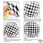 , Black And White Checkered Balloons - 22 Inch, Pack Of 12 | Race Car Balloons For Race Car Birthday Party Decorations | Racing Party Decoration | Checkered Party Decorations | Emo Party Decor