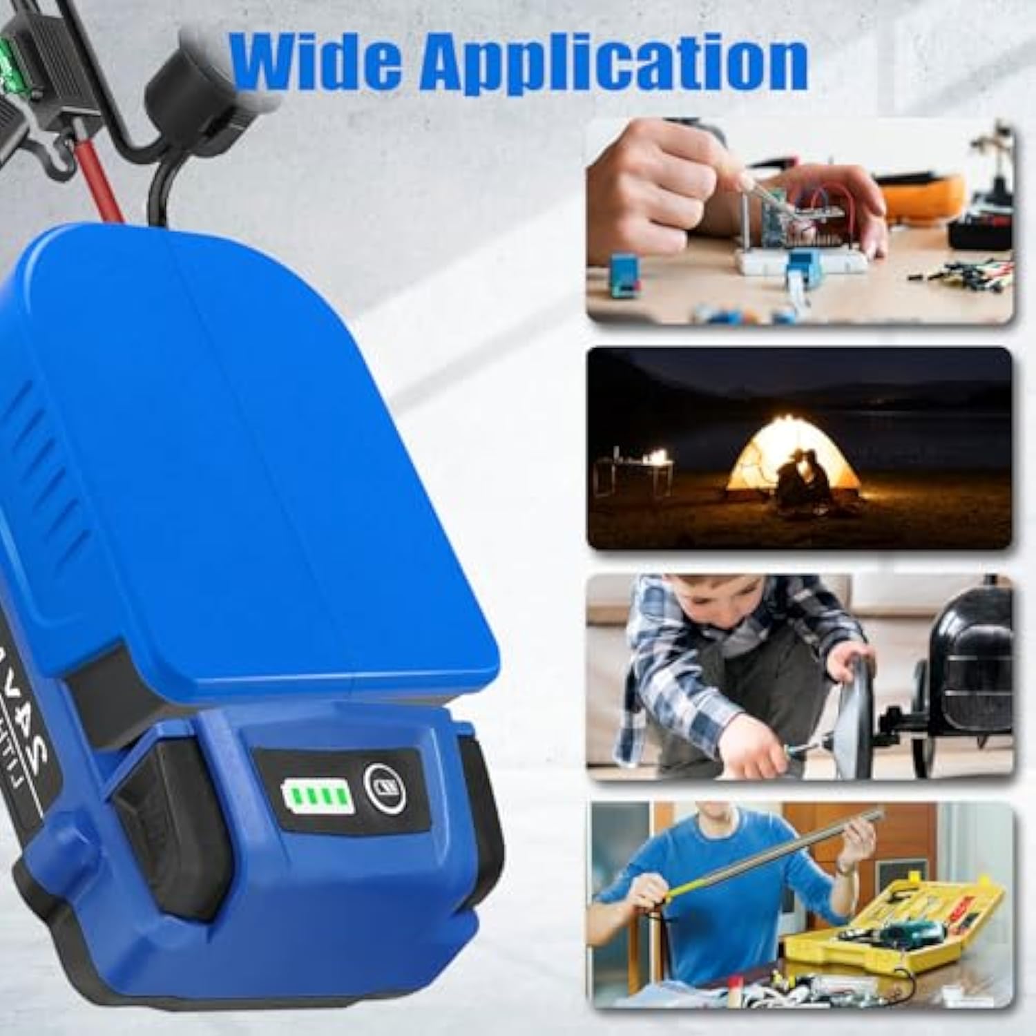 2 Pack For Kobalt 24V Max Battery Power Wheel Adapter?Power Wheels Battery Converter Kit With Fuses & Wire Terminals, 14Awg Wire, Power Connector For Diy Rc Car Toys, Robotics,Rc Truck