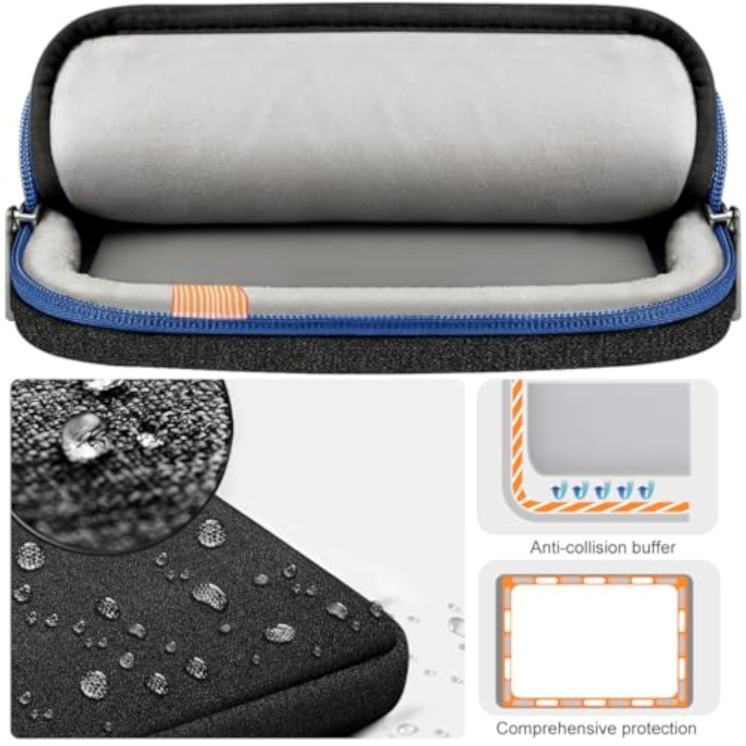 Laptop Case 15 15.6 16 Inches Sleeve Slim Briefcase Spill-Resistant Handbag For Most Popular 15" 15.6" 16" Notebooks?B01Bl02