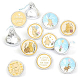 Winnie The Pooh Baby Shower Games - Guess How Many Candies Standing Sign, 50 Guessing Cards, 180 Stickers