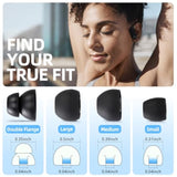 Replacement Ear Tip For Powerbeats Pro, Beats Earbuds Replacement Tips,Wireless Earphone Headphones, Silicone Earbuds Buds Set With Cleaning Kit ?Black?