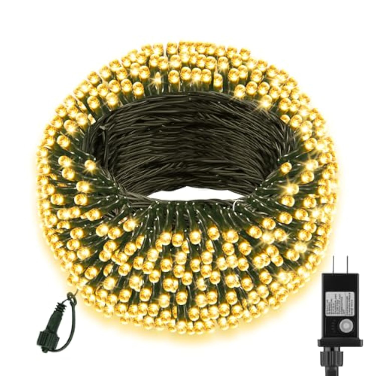66Ft 200 Led Christmas Light, Twinkle Xmas Lights With 8 Modes And Timer, Outdoor Waterproof Christmas Tree Lights For R