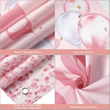 Pink and Rose Gold Birthday Party Backdrop Banner for Women and Sweet 16