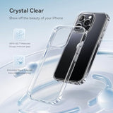 For 14 Pro Case Crystal Clear, [Never Yellow Technology] [10Ft Mil-Grade Protection] Transparent Slim Cover Women Men Slim 14 Pro Phone Case 6.1 In, Clear