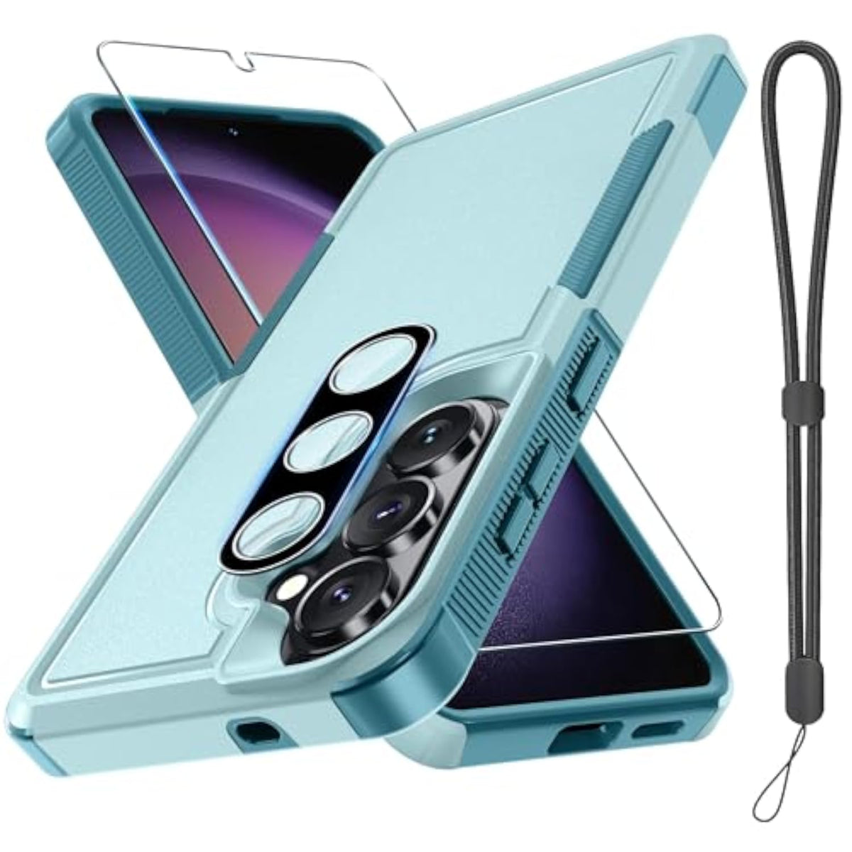 Mint Green Military Grade Phone Case for Samsung Galaxy S26