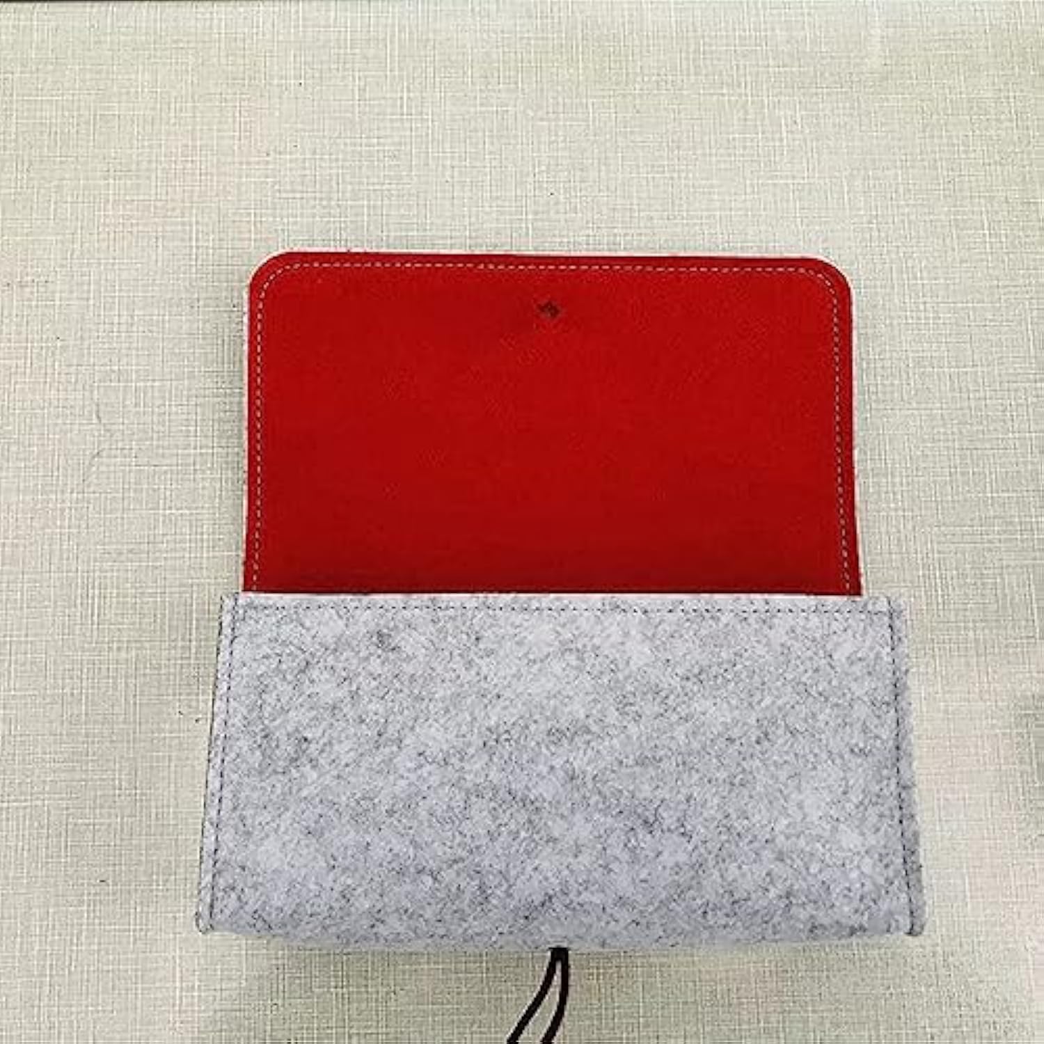 Voikoli Protective Case Laptop Sleeve Bag Compatible With Ayaneo Pocket S Gaming Handheld (Gray Red)