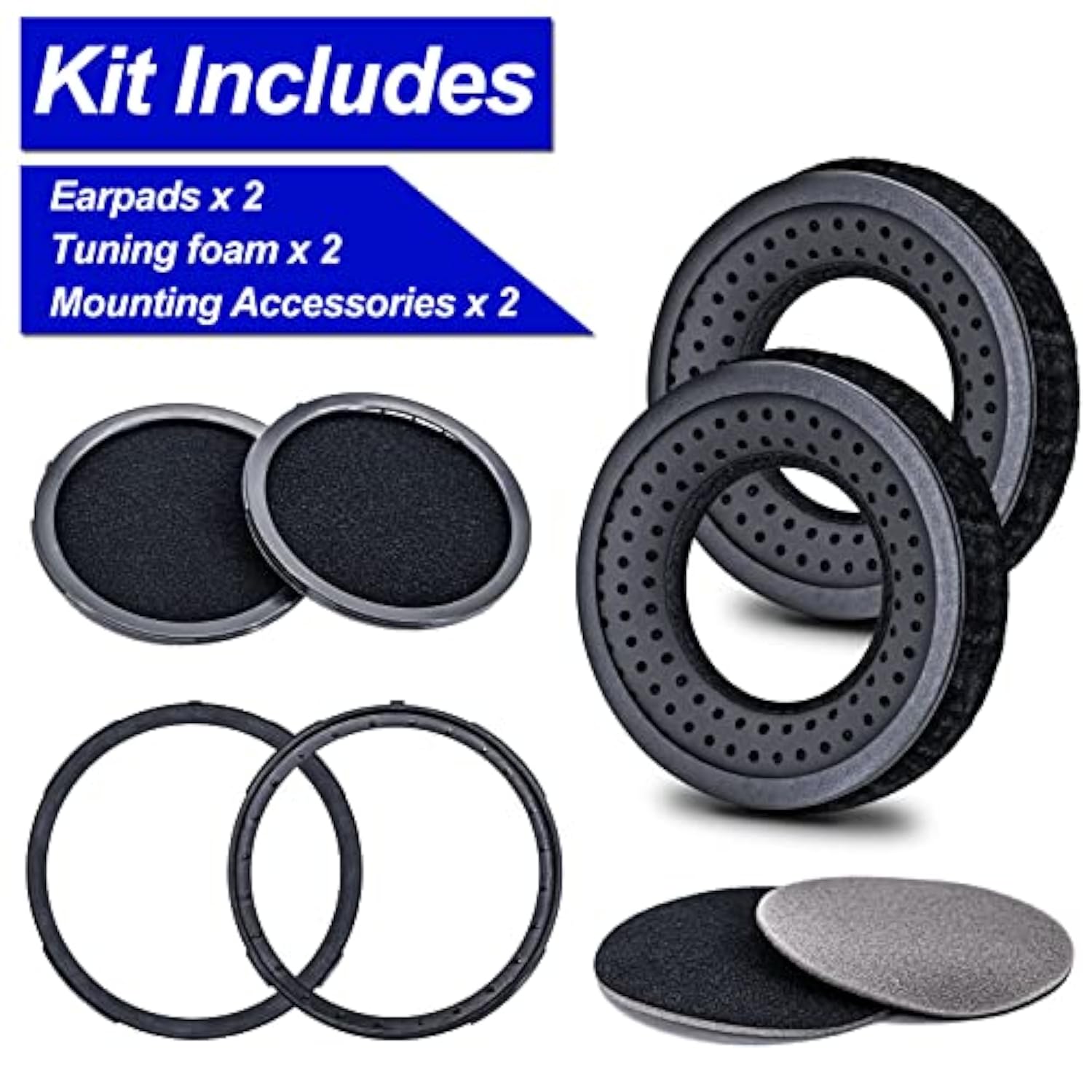 Ear Pads Replacement For Mmx 300, Dt 770 Pro, Dt 880 Pro, Dt 990 Pro, Dt 1770 Pro, Dt 1990 Pro, Dt 177X, T 90, Softer Memory Foam, Extra Durability By (Black)