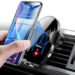 Wireless Car Charger, Auto-Clamping Car Phone Holder Mount 10W 7.5W Fast Charging Air Vent Car Charger