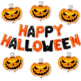 20Pcs Happy Halloween Balloons - Jack O’Lantern Pumpkin Party Decorations for Spooky Fun