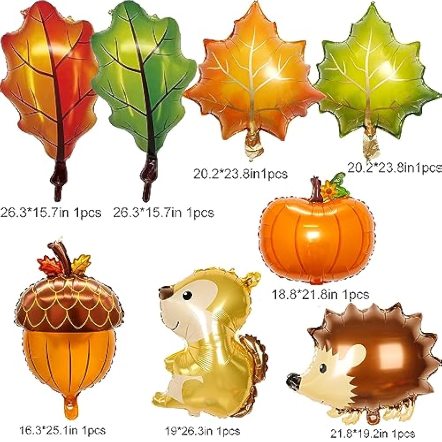 Fall Balloon Arch Kit 143pcs Thanksgiving Balloons for Autumn Baby Shower Birthday Party