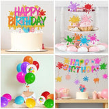 215PCS Paint Party Decorations – Art Theme Plates, Napkins, Balloons, Tableware & Decor Set