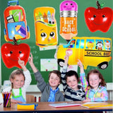 10 Pcs Back To School Balloons Big Set School Bus Balloon Apples Balloons First Day Of School Decorations Welcome Back To School Party Decorations