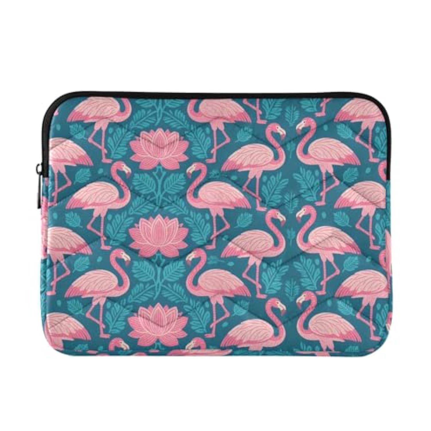Laptop Sleeve Laptop Cover Computer Carrying Case Case Notebook Bag Briefcase Cushion Protective L Flamingo Lotus Pattern