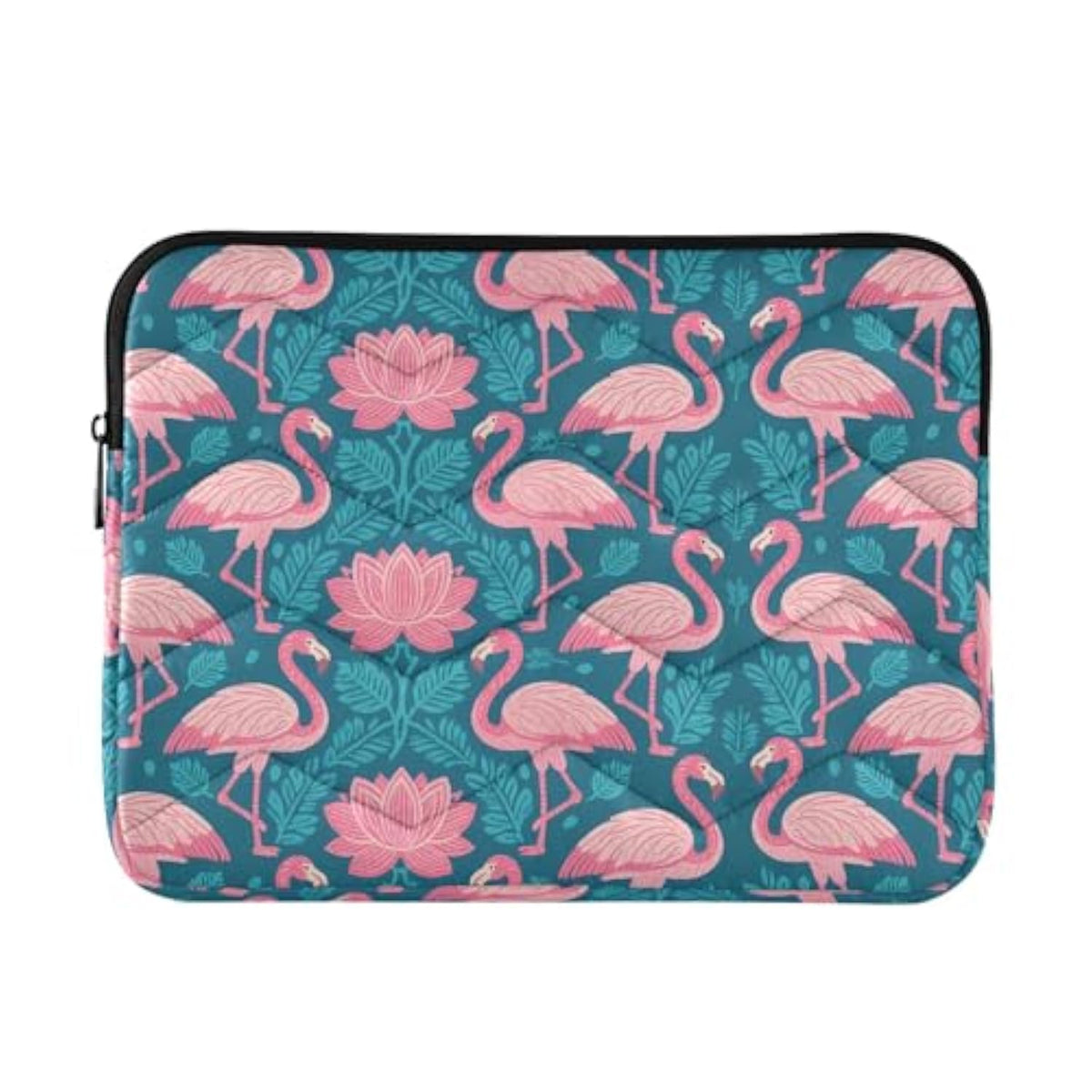 Laptop Sleeve Laptop Cover Computer Carrying Case Case Notebook Bag Briefcase Cushion Protective L Flamingo Lotus Pattern