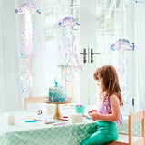 Iridescent Jellyfish Decor Under The Sea Party Decorations Mermaid Theme Birthday Decorations Hanging Jelly Fish Ocean Party Decoration Bridal Baby Shower Wedding Party Supply