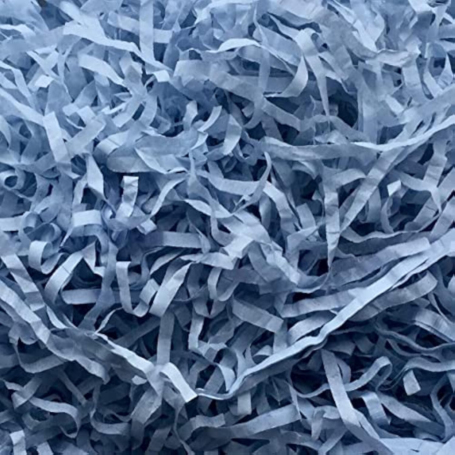 Inside My Nest Antique Blue Shredded Tissue Paper Shred Box Filler Dusty Blue Hamper Gift Box Acid-Free Colorfast (60G)