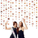 Rose Gold 18th Birthday Garland: Star & Dot Banner, 46 ft