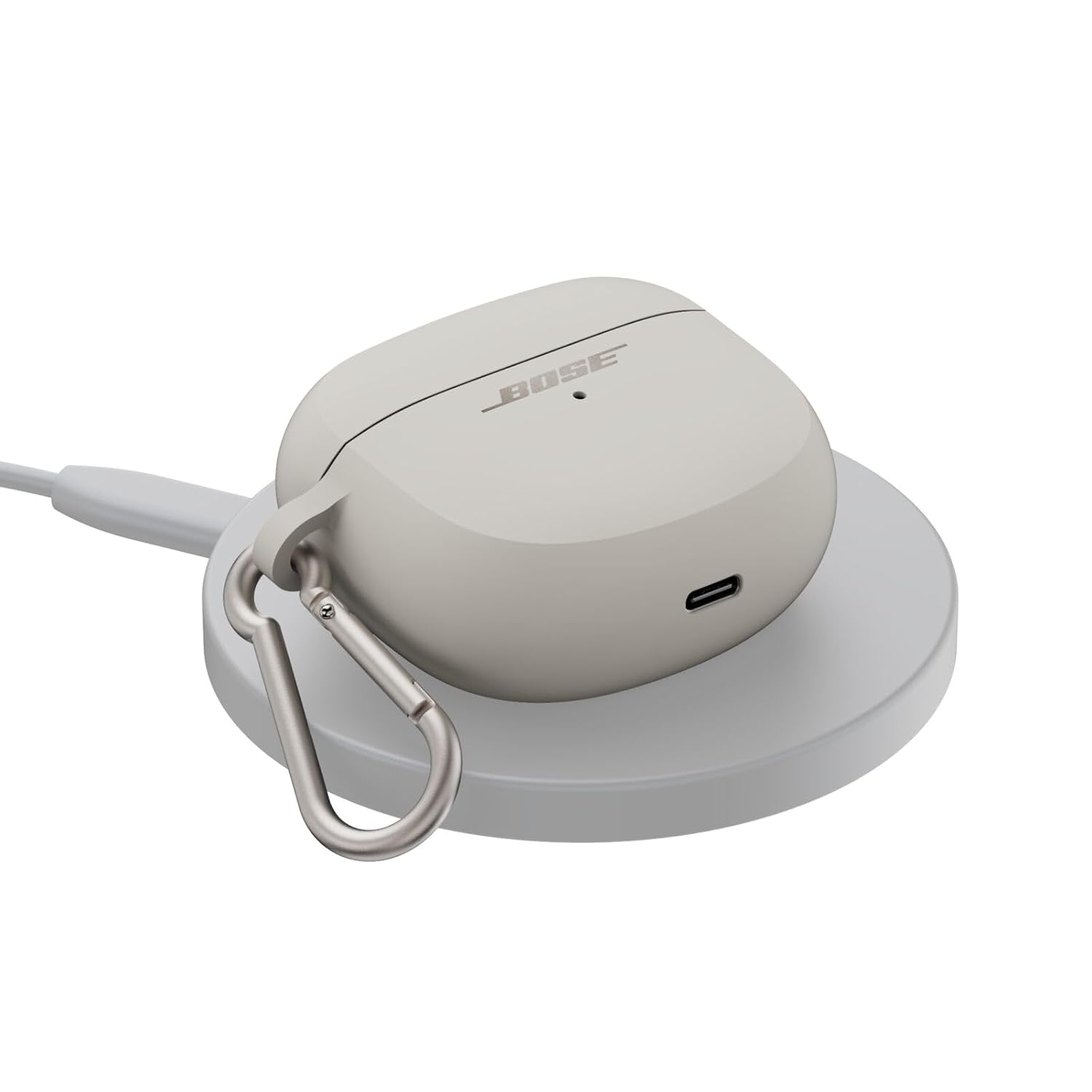 Bose Ultra Open Earbuds Wireless Charging Case Cover - White