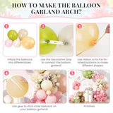 124Pcs Spring Wildflower Party Decor Set - Floral Happy Birthday Backdrop, Banner, Balloons, Tablecloth, Cake Toppers | For Women Girls Birthday, Baby Shower, Tea Party
