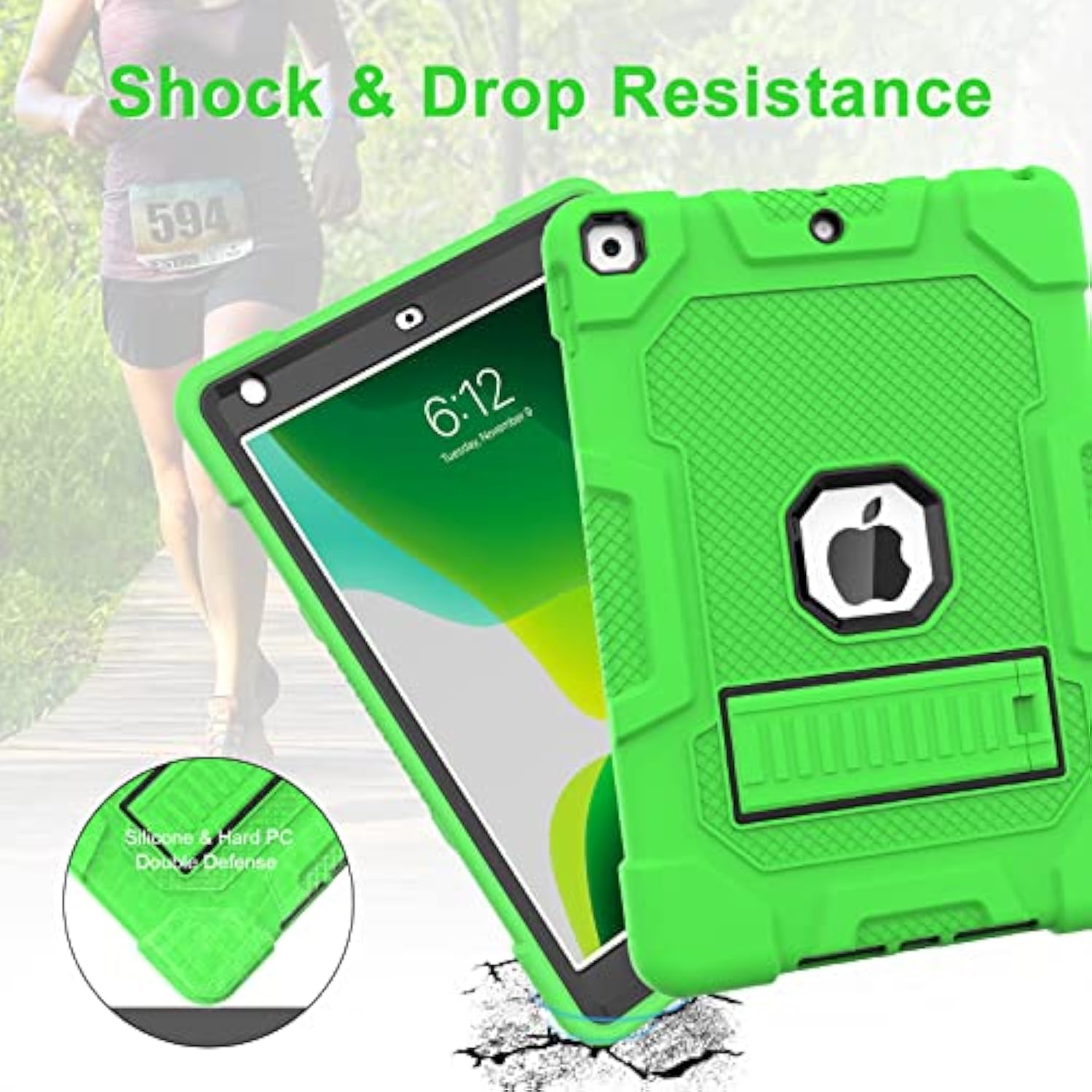 Ipad 9Th Generation Case, Ipad 8Th/7Th Generation Case, Ipad 10.2 Case With Ki