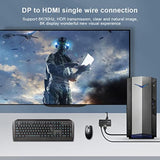 Displayport 1.4 Mst Hub Splitter With Hdmi & Displayport Out, 2-Port Dp Multi-