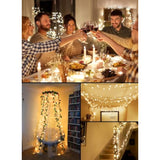 Battery Operated Christmas String Lights, 8Ft 20 Led Mini Lights With Timer, Christmas Tree Lights For Indoor Outdoor Be