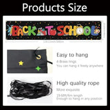 Back To School Yard Banner Welcome Back To School Party Yard Sign First Day Of School Classroom Hanging Decorations, 118 X 24 Inch