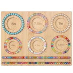 Bead Board For Jewelry Making, Bamboo Beading Board For Jewelry Bracelet Making, Diy Bracelet Bead Board